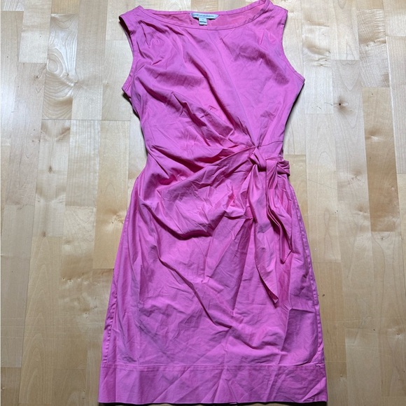 Diane Von Furstenberg Elegant Pink Sleeveless Dress Size 4 - Picture 3 of 6